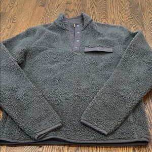 Gray Sherpa Rudis Fleece Pullover